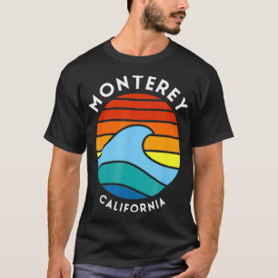 Monterey California Retro Wave T-Shirt