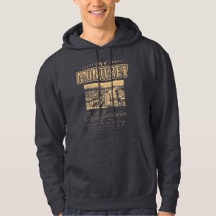 MONTEREY CALIFORNIA - SAILBOAT VINTAGE HOODIE