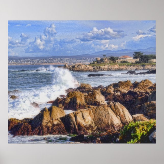 Monterey California Scenic Coast Poster (Front)