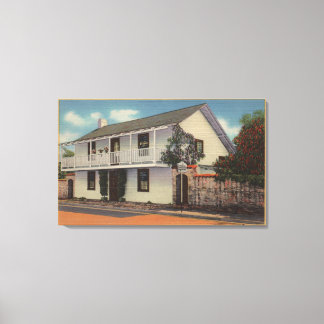 Monterey, California View of Old Whaling Station Canvas Print
