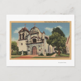 Monterey, California View of Royal Presido Chape Postcard