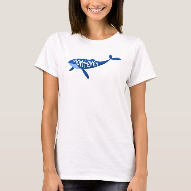 Monterey California Whale T-Shirt (Front)