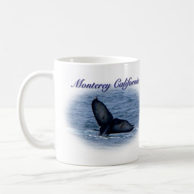 Monterey California Whale Tail Mug (Left)