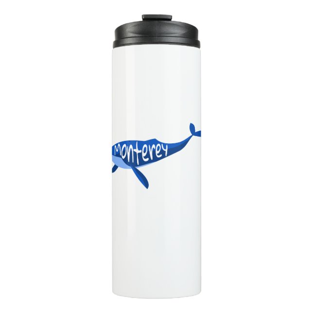 Monterey California Whale Thermal Tumbler (Front)