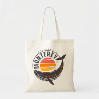 Monterey California Whale Tote Bag