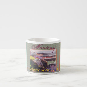 Monterey Fishermans Wharf Scenic California Coast Espresso Cup