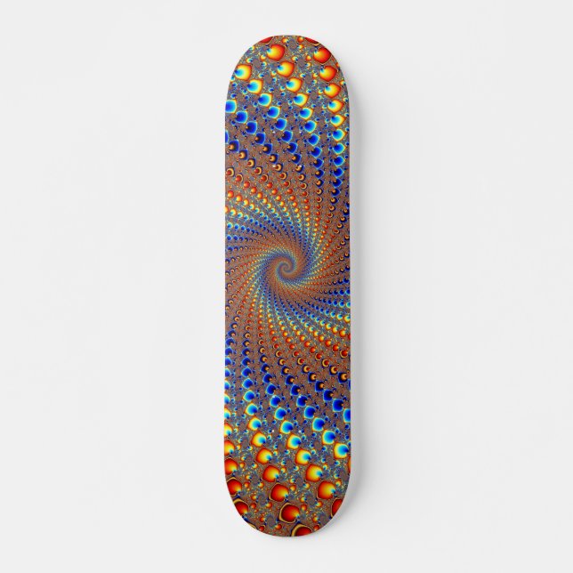 Monterey Fractal Art Skateboard (Front)