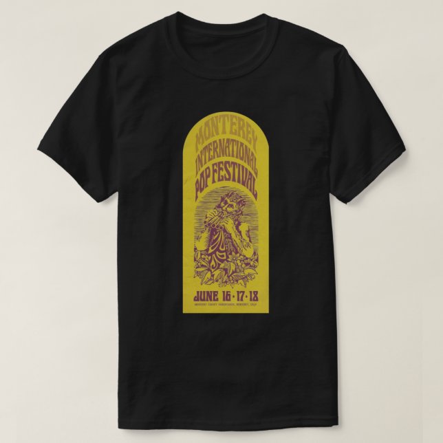 Monterey International Pop Festival Poster 1967 Es T-Shirt (Design Front)
