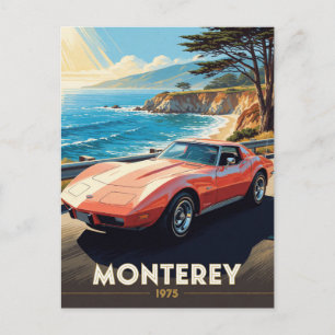 Monterey Pacific Coast Drive 1975 California Postcard