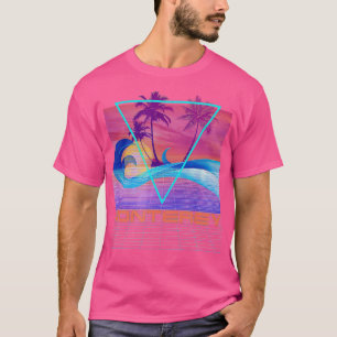 Monterey Retro 80s Vaporwave Beach Vacation  T-Shirt