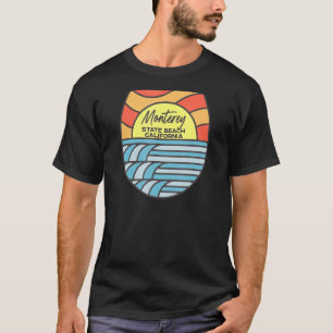 Monterey State Beach California Ca Beach Sunset T-Shirt