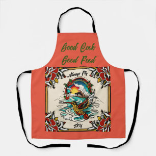 Monterey Tattoo Design: A Symbol of Strength Powe- Apron