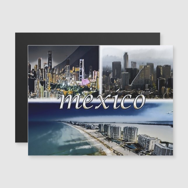 Monterrey - Mexico - Mosaic - (Front/Back)