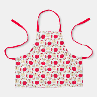 Montessori Apple Food Prep Apron for Kids