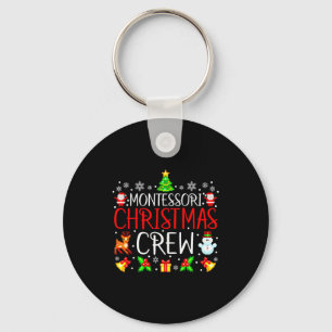 Montessori Christmas Crew Matching Xmas Key Ring