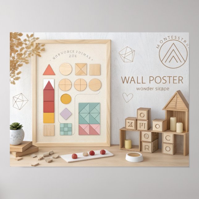 Montessori Cognitive Development Poster  (Front)