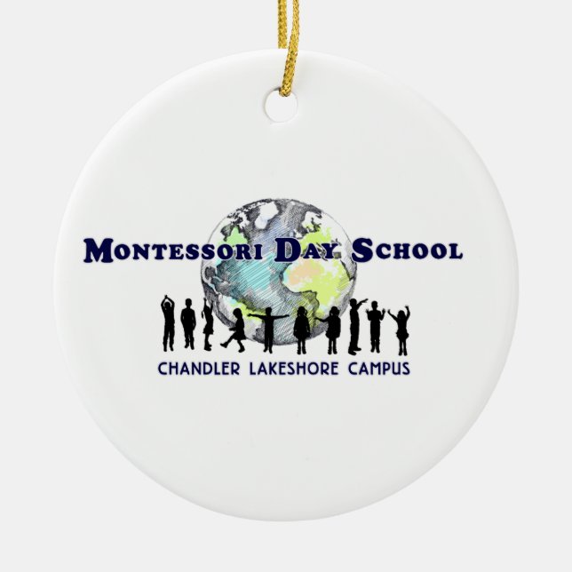 Montessori Day School Chandler Lakeshore Ornament (Front)