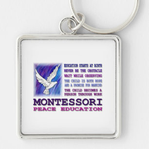 Montessori Dove Key Ring