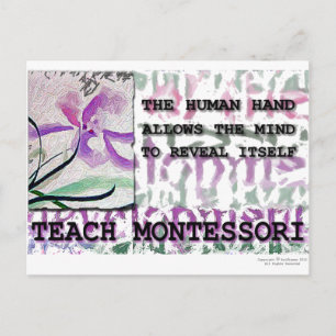 Montessori Iris Postcard