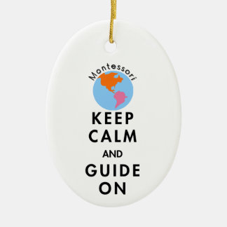 Montessori ornament guide on