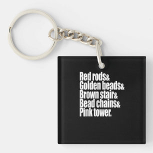 Montessori Teacher Key Ring