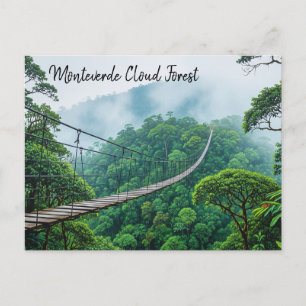 Monteverde Cloud Forest Costa Rica Travel Postcard