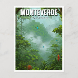 Monteverde Cloud Forest Costa Rica Travel Postcard