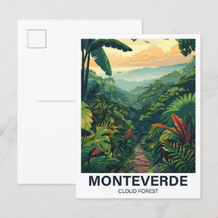 Monteverde Cloud Forest Costa Rica Travel Postcard