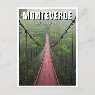 Monteverde Cloud Forest Costa Rica Travel Postcard