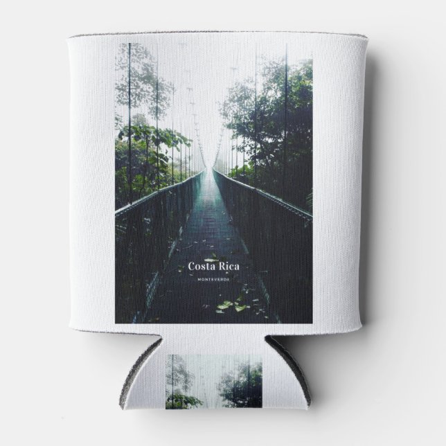 Monteverde in Costa Rica | Mountain | Puerto Viejo Can Cooler (Front)