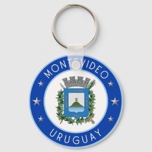 Montevideo Coat Of Arms Key Ring