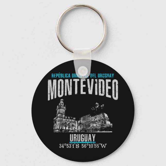 Montevideo Key Ring (Front)