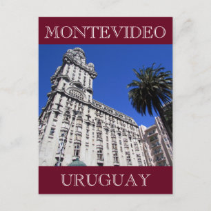 montevideo palacio salvo postcard