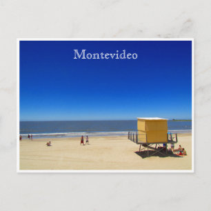 montevideo playa pocitos postcard