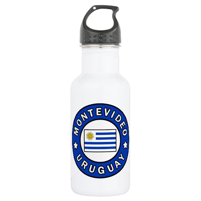 Montevideo Uruguay 532 Ml Water Bottle (Front)