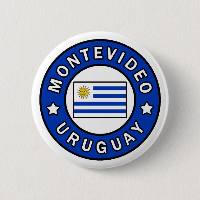 Montevideo Uruguay 6 Cm Round Badge (Front)