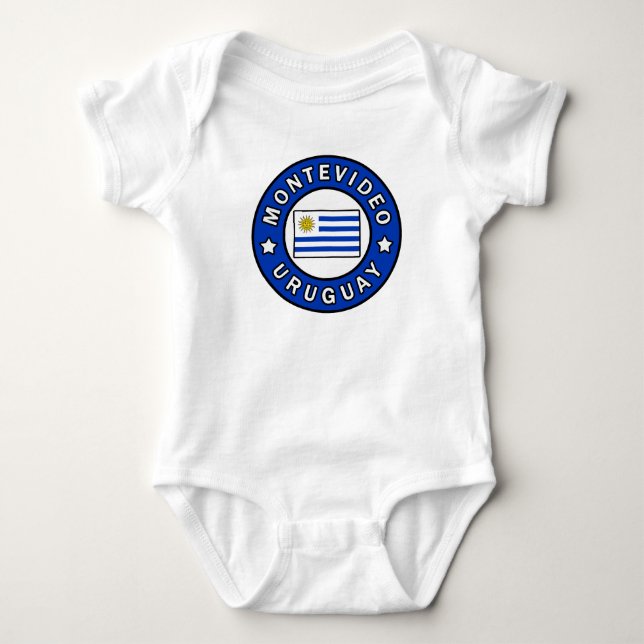 Montevideo Uruguay Baby Bodysuit (Front)