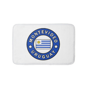 Montevideo Uruguay Bath Mat