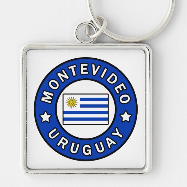 Montevideo Uruguay Key Ring (Front)