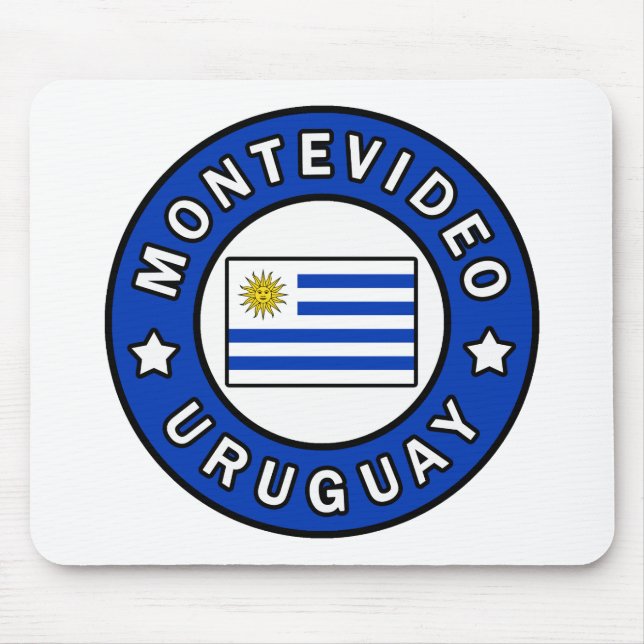 Montevideo Uruguay Mouse Mat (Front)