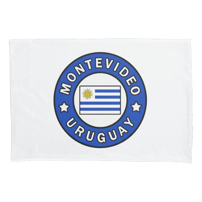 Montevideo Uruguay Pillowcase (Front)