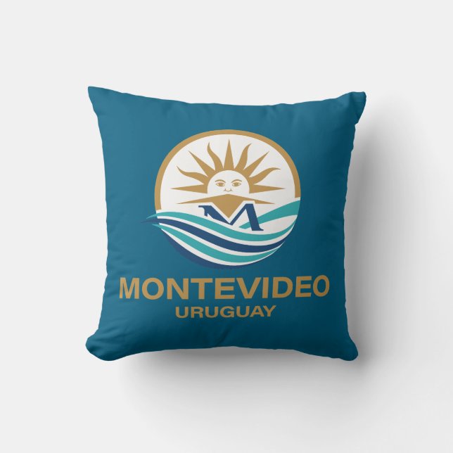 Montevideo Uruguay South America Cushion (Front)