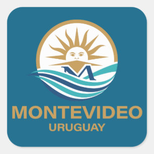 Montevideo Uruguay South America Square Sticker