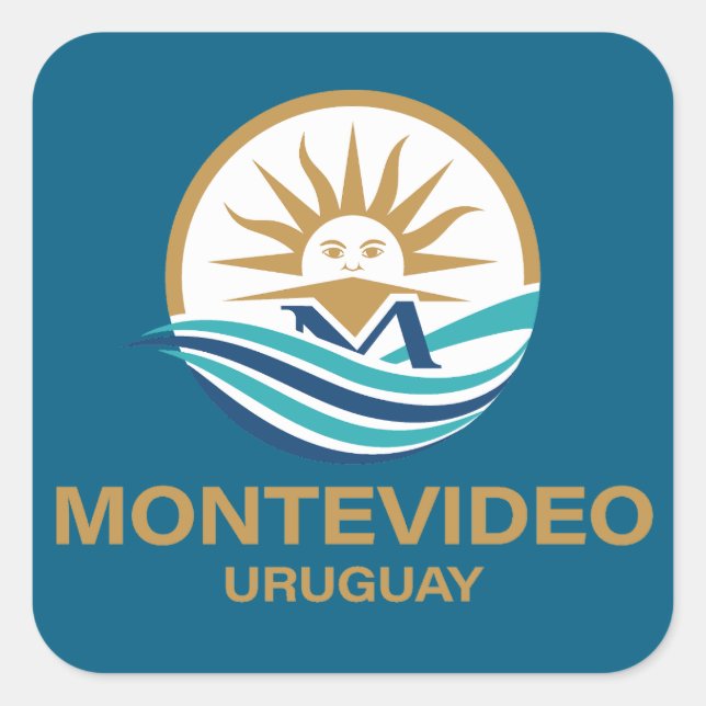 Montevideo Uruguay South America Square Sticker (Front)