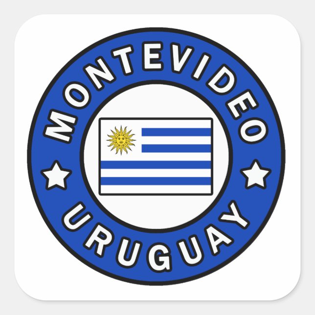 Montevideo Uruguay Square Sticker (Front)