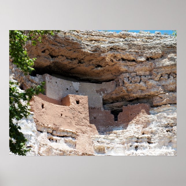Montezuma Castle Cliff Dwelling - NM Landmark Poster (Front)