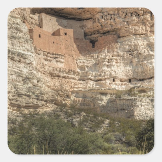 Montezuma Castle National Monument, Arizona Square Sticker (Front)