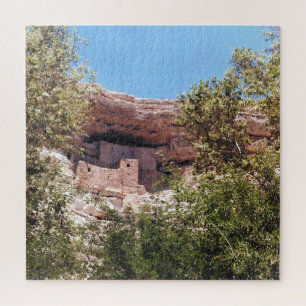 Montezuma Castle National Monument AZ Photo Design Jigsaw Puzzle