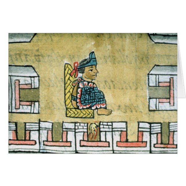 Montezuma II , from the 'Florentine Codex' (Front Horizontal)