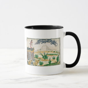 Montezuma II  watching a comet, 1579 Mug